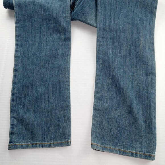 Michael Kors Women's Straight Leg Jeans Size 8 Medium Wash Mid Rise Stretch - Picture 5 of 9